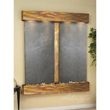 Adagio Indoor Waterfall, Wall-Mounted with Light | 40.25" x 61" | Cottonwood Falls