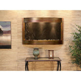 Adagio Indoor Waterfall, Wall-Mounted with Light | 35" x 54" | Calming Waters