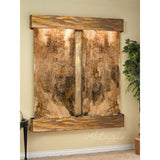 Adagio Indoor Waterfall, Wall-Mounted with Light | 40.25" x 61" | Cottonwood Falls