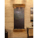 Adagio Indoor Waterfall, Wall-Mounted with Light | 69" x 30" | Inspiration Falls