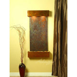 Adagio Indoor Waterfall, Wall-Mounted with Light | 54" x 25" | Cascade Springs