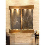 Adagio Indoor Waterfall, Wall-Mounted with Light | 24.25" x 50" | Aspen Falls