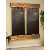 Adagio Indoor Waterfall, Wall-Mounted with Light | 40.25" x 61" | Cottonwood Falls