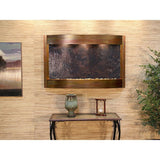 Adagio Indoor Waterfall, Wall-Mounted with Light | 35" x 54" | Calming Waters