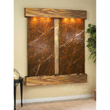 Adagio Indoor Waterfall, Wall-Mounted with Light | 40.25" x 61" | Cottonwood Falls