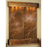 Adagio Indoor Waterfall, Wall-Mounted with Light | 69" x 54" | Majestic River