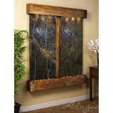 Adagio Indoor Waterfall, Wall-Mounted with Light | 40.25" x 61" | Cottonwood Falls