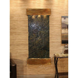 Adagio Indoor Waterfall, Wall-Mounted with Light | 69" x 30" | Inspiration Falls