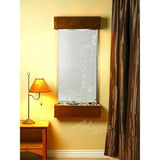 Adagio Indoor Waterfall, Wall-Mounted with Light | 54" x 25" | Cascade Springs