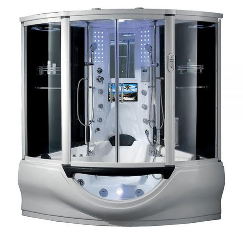 Maya Bath White Platinum Superior Steam Shower (101)