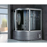 Maya Bath Grey Siena Steam Shower - Right (119)