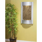 Adagio Indoor Waterfall, Wall-Mounted with Light | 36" x 21" | Serene Waters