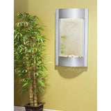 Adagio Indoor Waterfall, Wall-Mounted with Light | 36" x 21" | Serene Waters