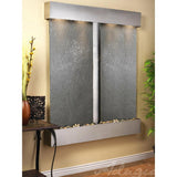 Adagio Indoor Waterfall, Wall-Mounted with Light | 40.25" x 61" | Cottonwood Falls