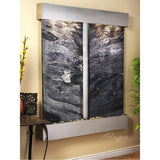 Adagio Indoor Waterfall, Wall-Mounted with Light | 40.25" x 61" | Cottonwood Falls