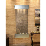 Adagio Indoor Waterfall, Wall-Mounted with Light | 69" x 30" | Inspiration Falls