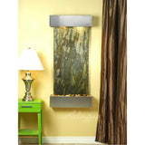 Adagio Indoor Waterfall, Wall-Mounted with Light | 54" x 25" | Cascade Springs