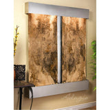 Adagio Indoor Waterfall, Wall-Mounted with Light | 40.25" x 61" | Cottonwood Falls