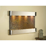 Adagio Indoor Waterfall, Wall-Mounted with Light | 35" x 52" | Sunrise Springs