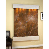 Adagio Indoor Waterfall, Wall-Mounted with Light | 69" x 54" | Majestic River