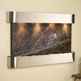 Adagio Indoor Waterfall, Wall-Mounted with Light | 35" x 52" | Sunrise Springs