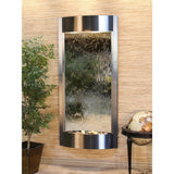 Adagio Indoor Waterfall, Wall-Mounted with Light | 69" x 32" | Pacifica Waters