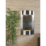 Adagio Indoor Waterfall, Wall-Mounted with Light | 36" x 21" | Serene Waters