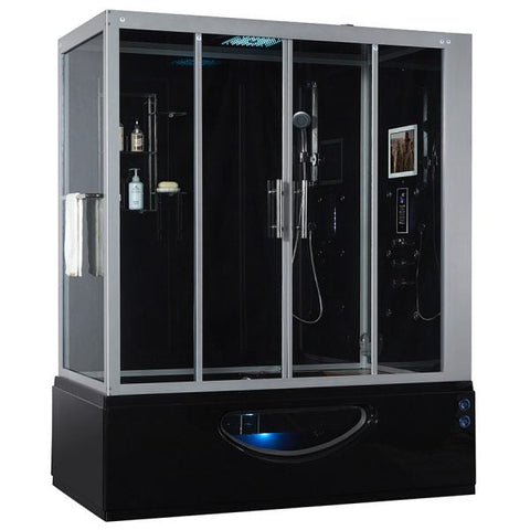 Maya Bath Black Platinum Catania Steam Shower - Right (106)