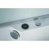 Maya Bath White Platinum Catania Steam Shower - Right (105)