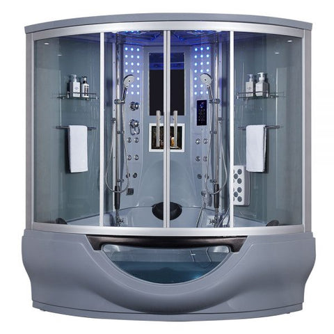 Maya Bath Grey Platinum Superior Steam Shower (103)