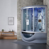 Maya Bath Grey Platinum Superior Steam Shower (103)