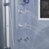 Maya Bath Grey Platinum Superior Steam Shower (103)