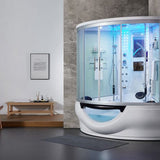 Maya Bath White Platinum Superior Steam Shower (101)