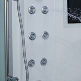 Maya Bath White Platinum Superior Steam Shower (101)