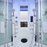 Maya Bath White Platinum Superior Steam Shower (101)