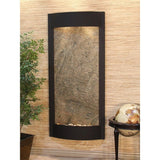 Adagio Indoor Waterfall, Wall-Mounted with Light | 69" x 32" | Pacifica Waters