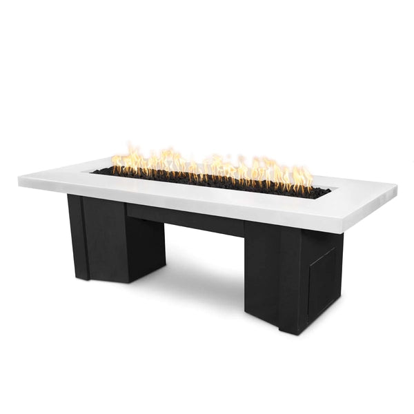 The Outdoor Plus Alameda Fire Table | Black and White Collection