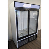 Valpro VP2R-48LHC, Two Sliding Glass Door 54" Merchandiser Refrigerator, 48 cu.ft.