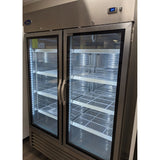 Valpro VP2FG-HC, Two Glass Door 54" Reach In Freezer, Stainless Steel, 49 cu.ft.