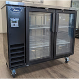 Valpro VP48G, Two Door 49" Refrigerated Back Bar Cooler, Glass Swing Door