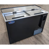 Valpro VPB50, 50” Back Bar Bottle Cooler, Two Sliding Lids