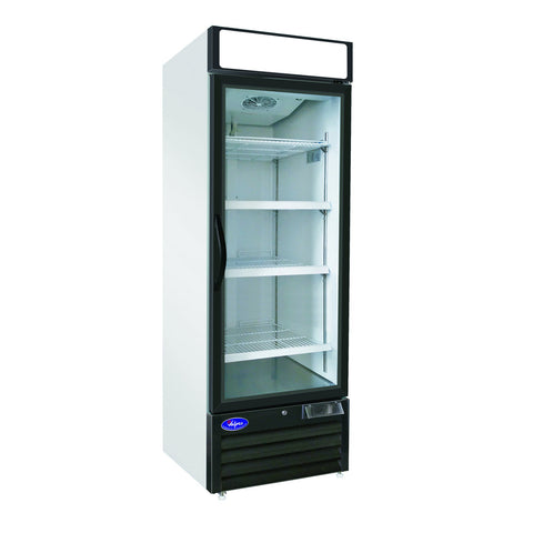 Valpro VP1R-23HC, One Glass Door 26.8" Merchandiser Refrigerator, 23 cu.ft.