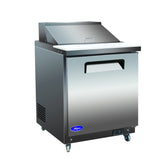 Valpro VP29S-HC, One Door 29" Salad/Sandwich Prep Table Refrigerator (Standard Top)