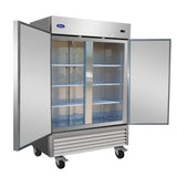 Valpro VP2F-HC, Two Door 54" Reach In Freezer, Stainless Steel, 49 cu.ft.