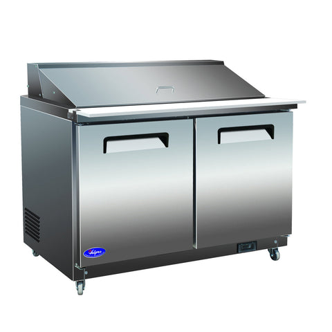 Valpro VP48SM-HC, Two Door 48" Salad/Sandwich Prep Table Refrigerator (Mega Top)