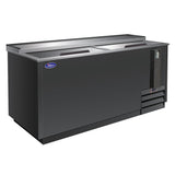 Valpro VPB50, 50” Back Bar Bottle Cooler, Two Sliding Lids