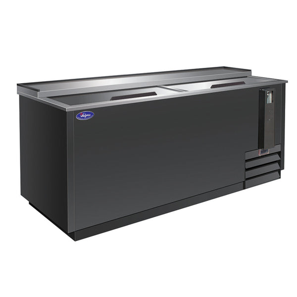 Valpro VPB65, 65” Back Bar Bottle Cooler, Two Sliding Lids