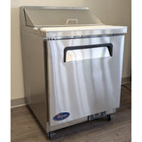 Valpro VP29S-HC, One Door 29" Salad/Sandwich Prep Table Refrigerator (Standard Top)