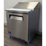 Valpro VP29S-HC, One Door 29" Salad/Sandwich Prep Table Refrigerator (Standard Top)