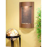 Adagio Indoor Waterfall, Wall-Mounted with Light | 36" x 21" | Serene Waters